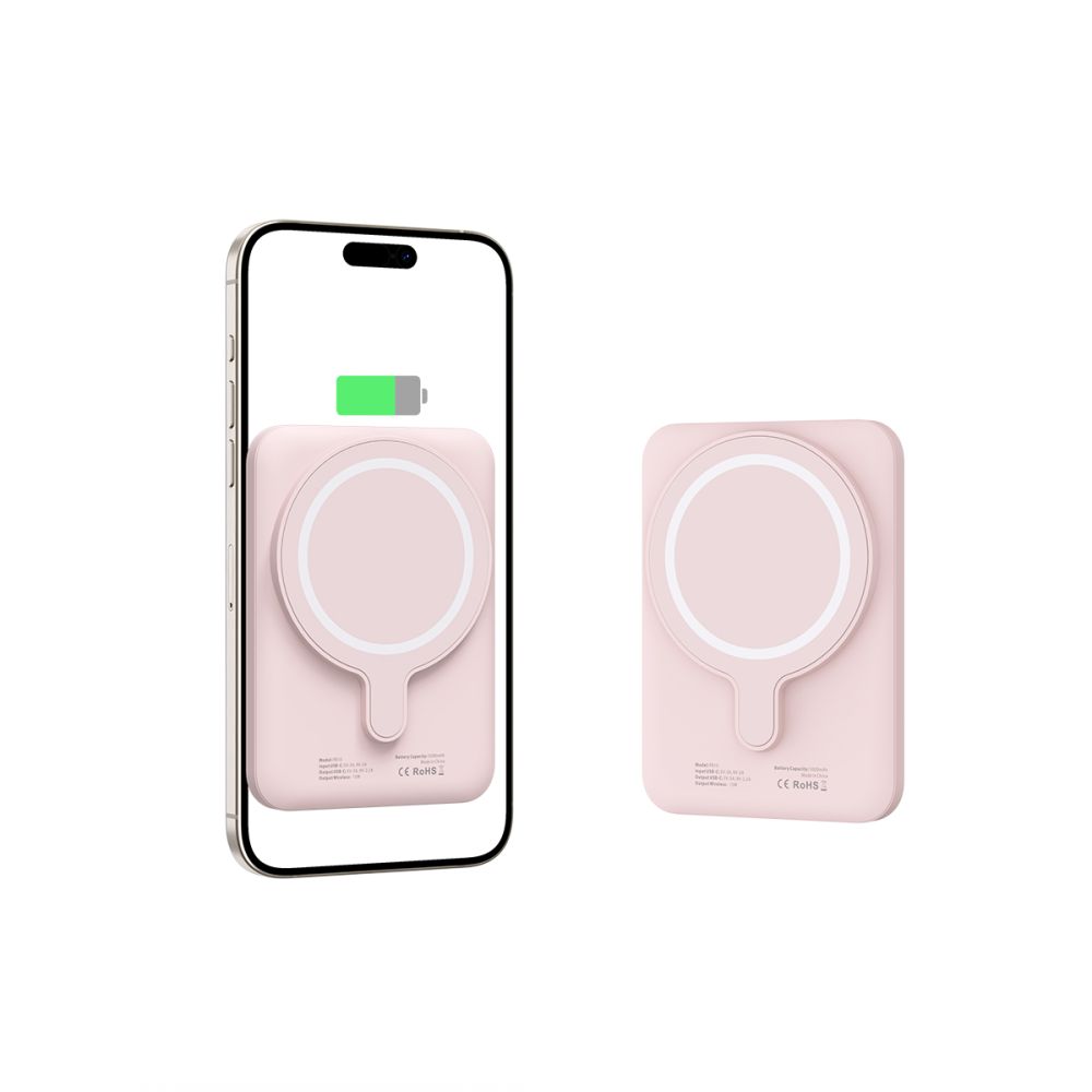 Tech-Protect LifeMag PB10 Powerbank with MagSafe 5000mAh, Pink