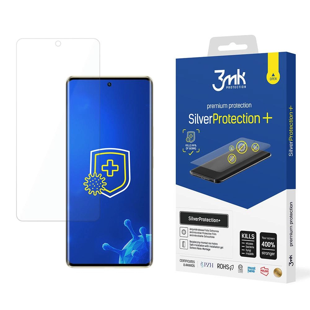 Infinix Zero 30 5G 3MK Silver Protect+ Antibacterial Screen Protector