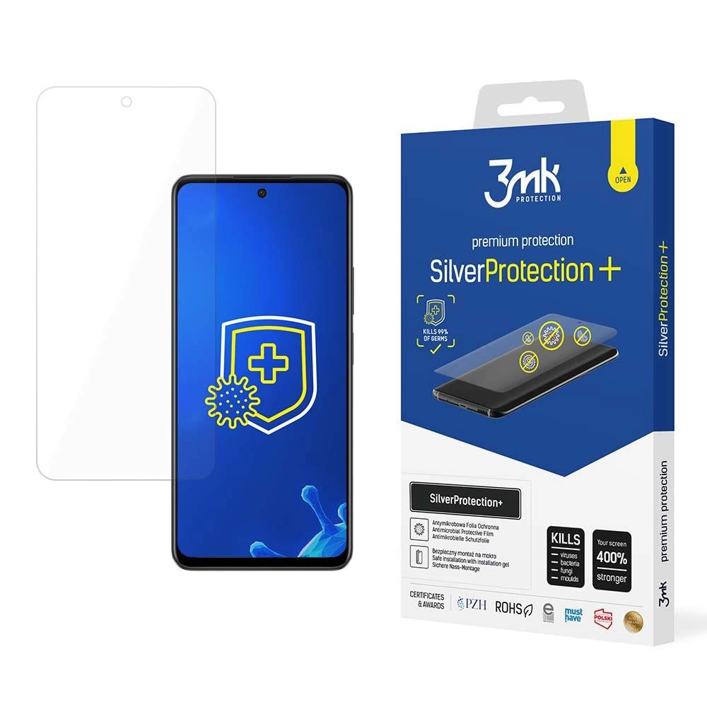 Oppo A79 5G 3MK Silver Protect+ Antibacterial Screen Protector