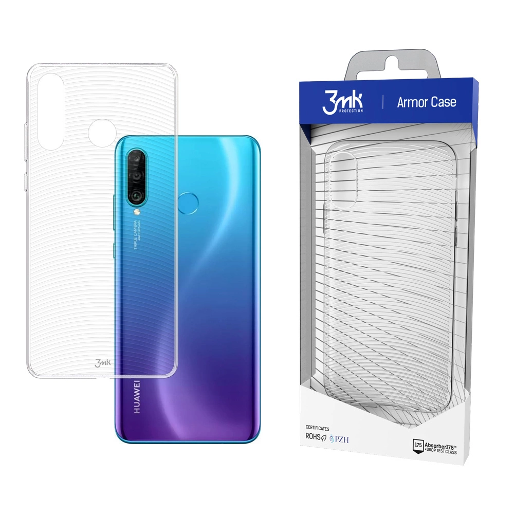 Huawei P30 lite 2019 (MAR-L01A, L21A, LX1A) 3MK Armor Case Cover, Transparent