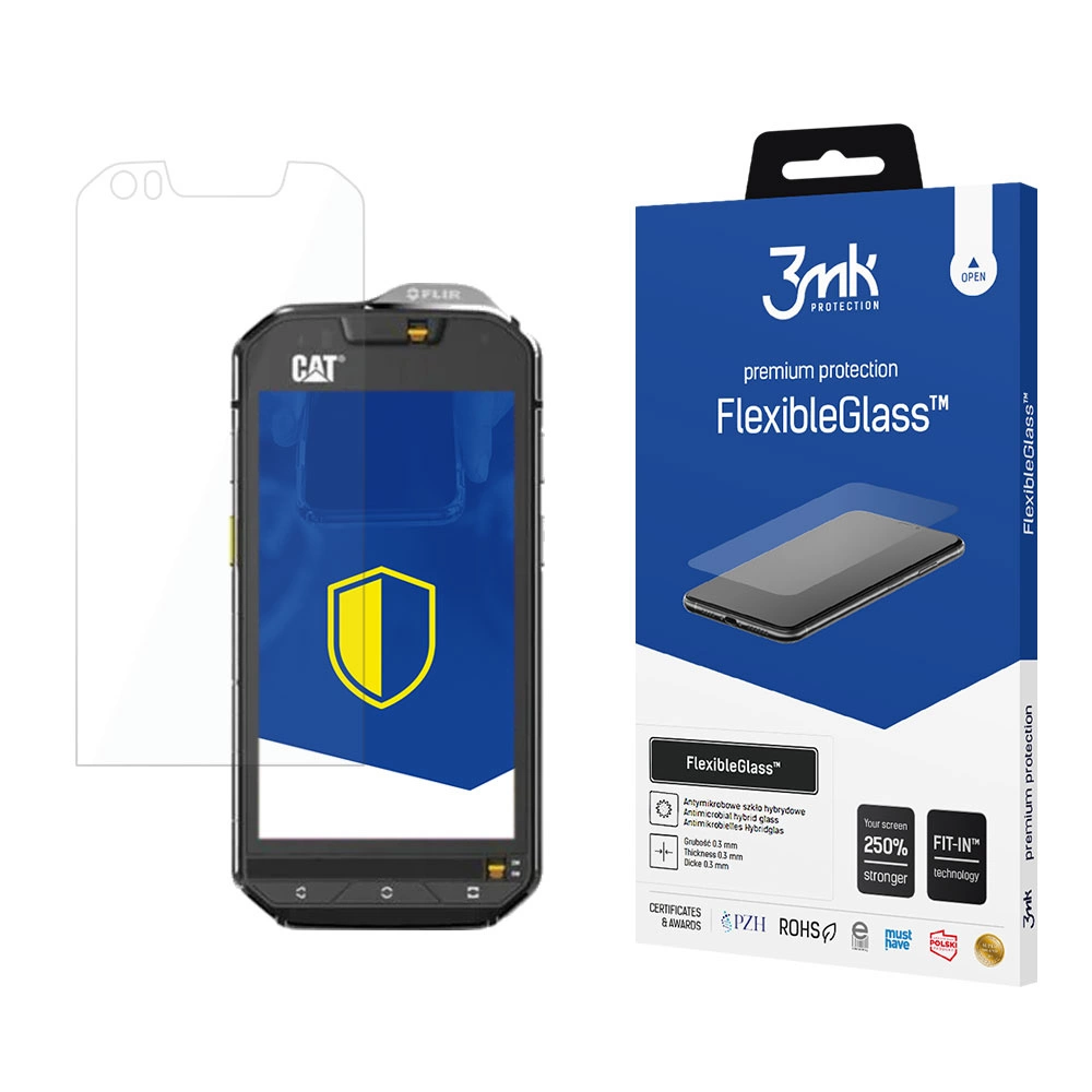 CAT S60 3MK Flexibleglass Lokāms Aizsargstikls | Tempered Glass Screen Protector