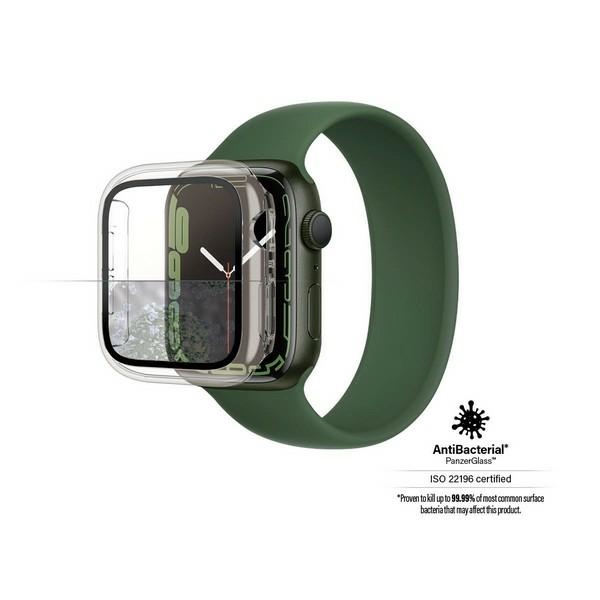 PanzerGlass Full Body Case for Apple Watch 7 / 8 41 mm, Transparent