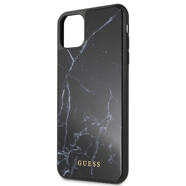 Guess GUHCN65HYMABK iPhone 11 Pro Max black Marble Glass