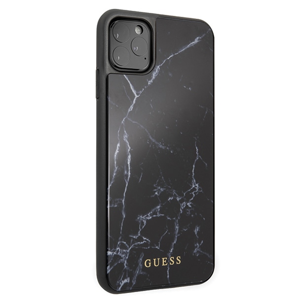 Guess GUHCN65HYMABK iPhone 11 Pro Max black Marble Glass