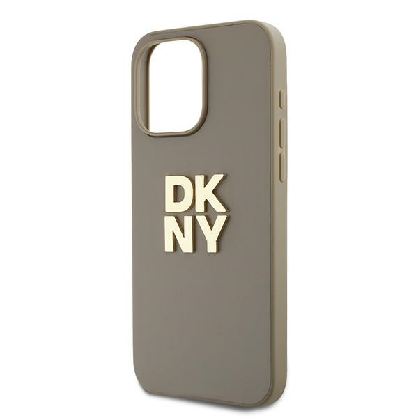 DKNY iPhone 15 Pro Max чехол Wrist Strap Stock Logo, бежевый