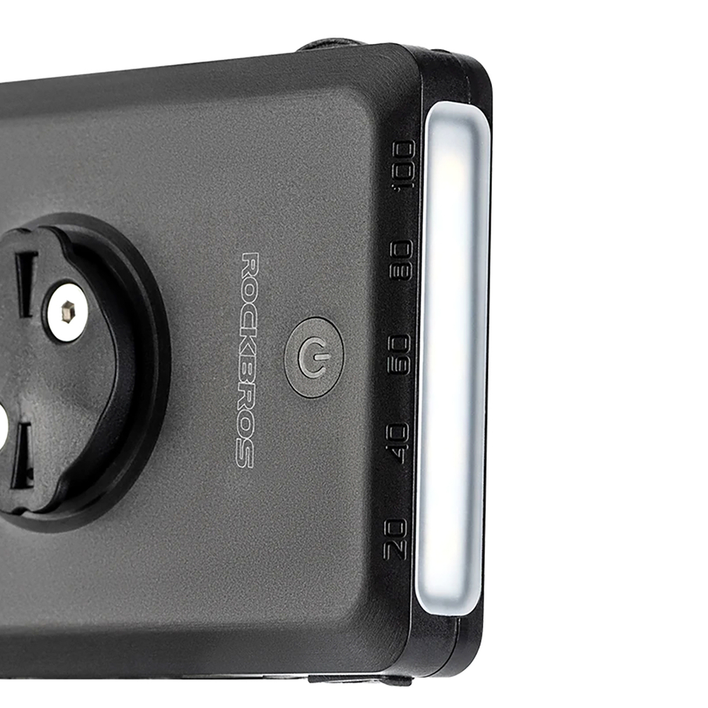Rockbros JP008 velo priekšējais lukturis ar 5000mAh akumulatoru, 150lm, melns