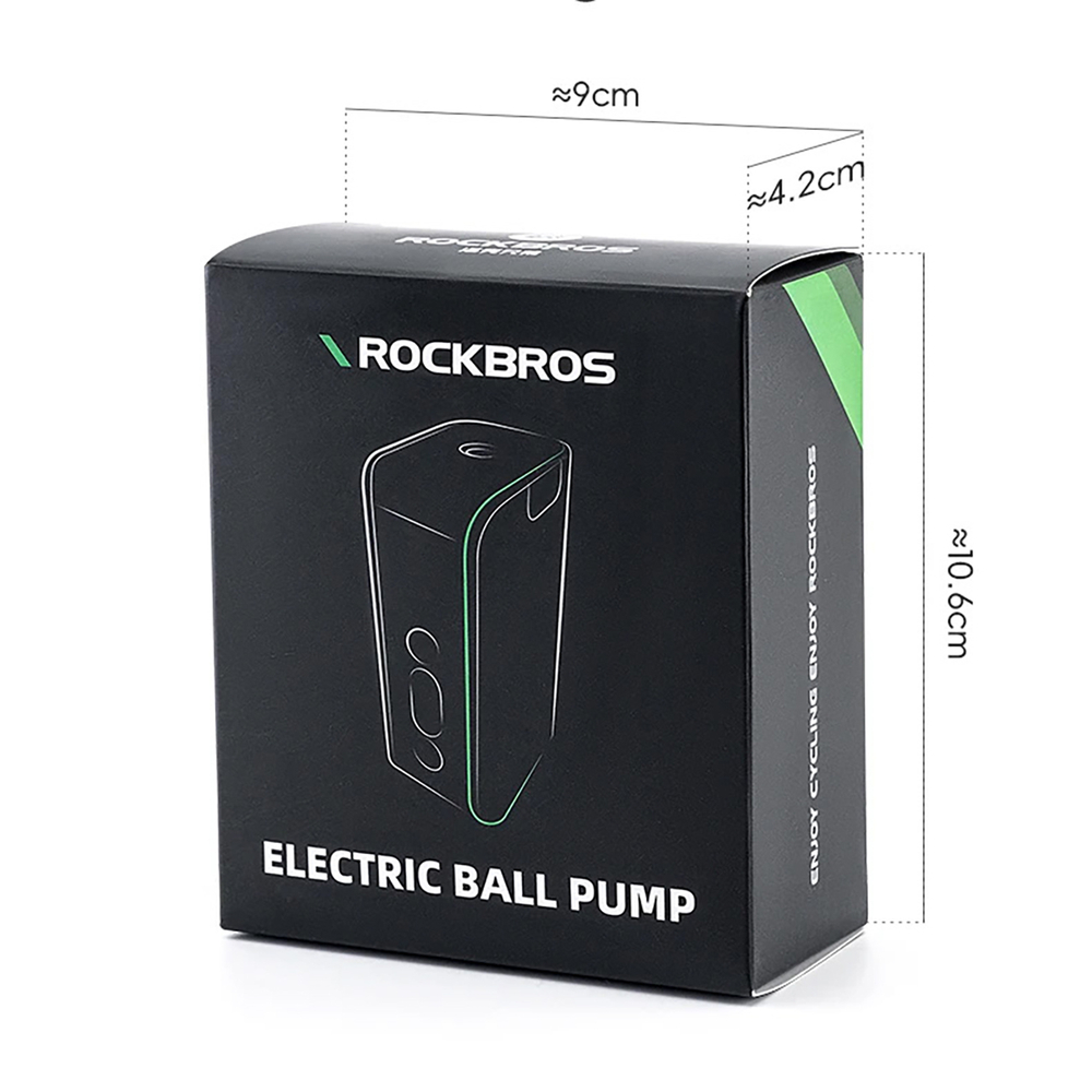 Rockbros 42520006001 Electric Pump for Balls and Balloons, Blue
