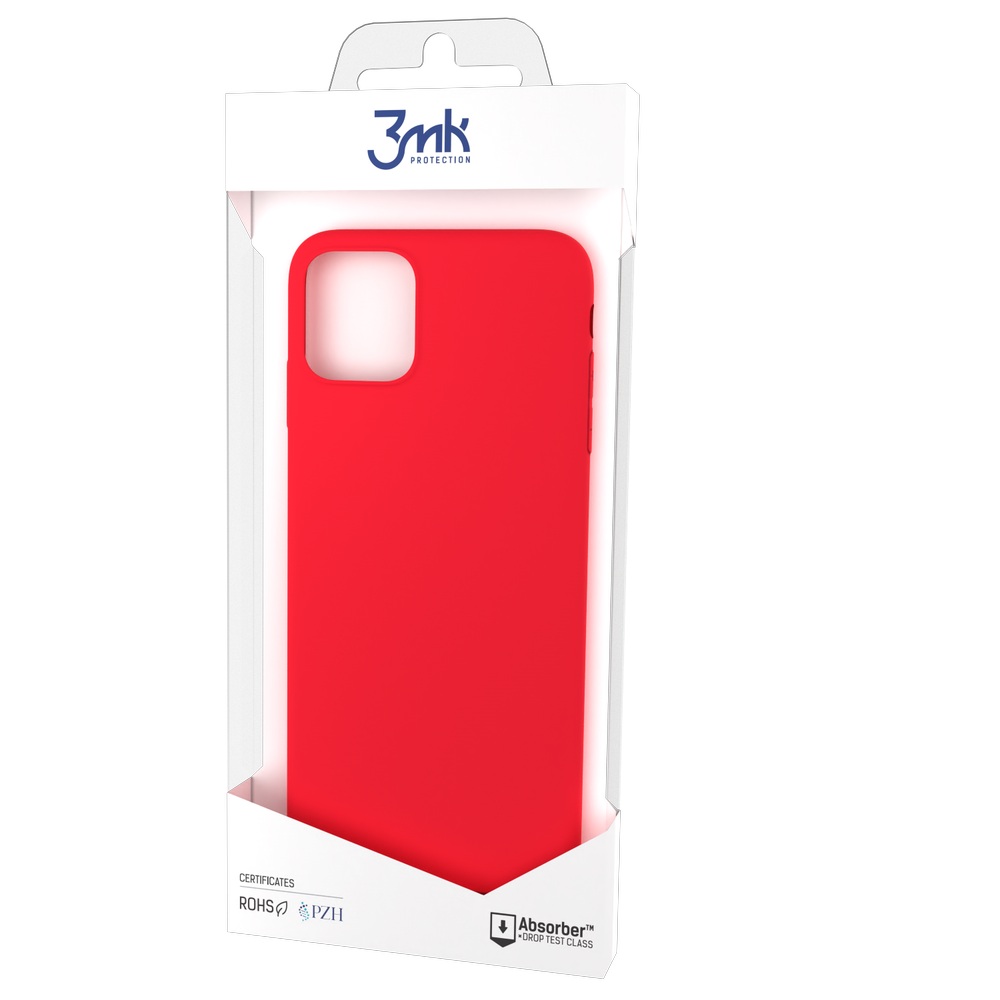 Samsung Galaxy S21 (SM-G991) 3MK Matt Case Cover, Red
