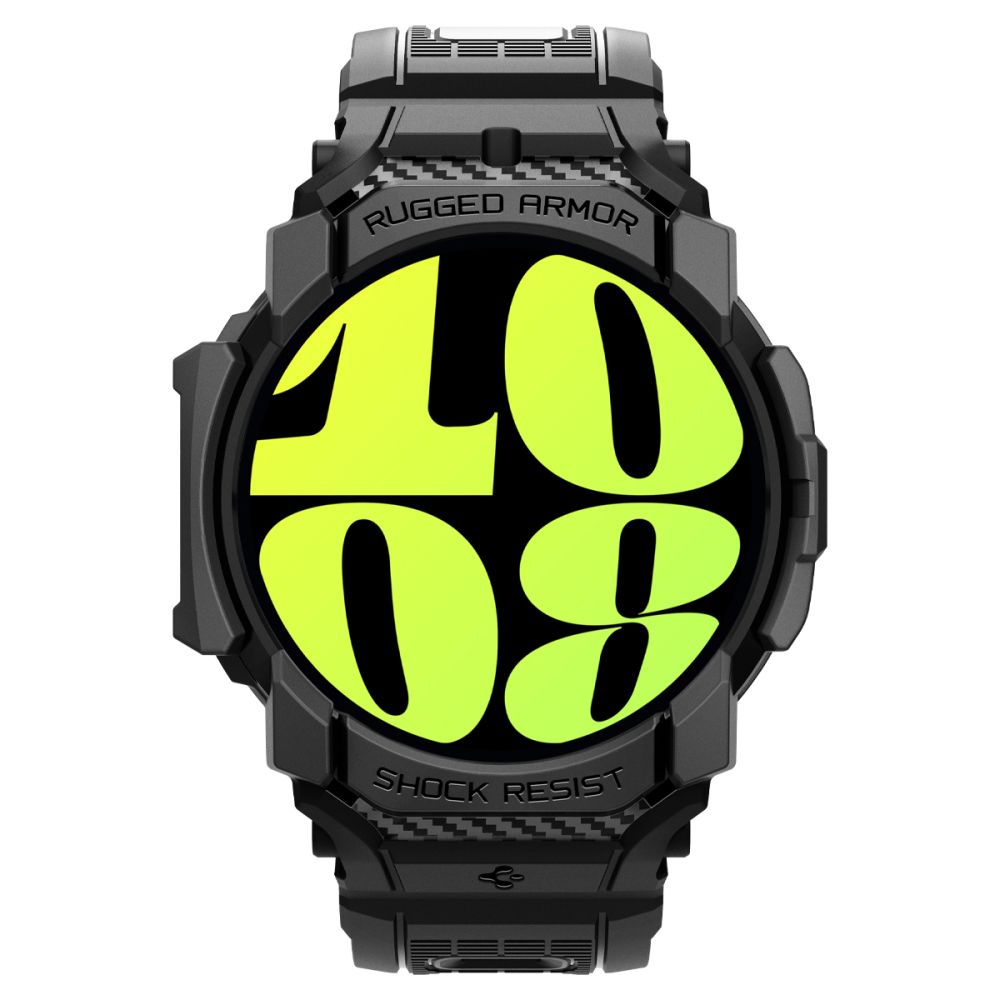 Spigen Rugged Armor Pro strap case for Samsung Galaxy Watch 7 (40 mm) - black