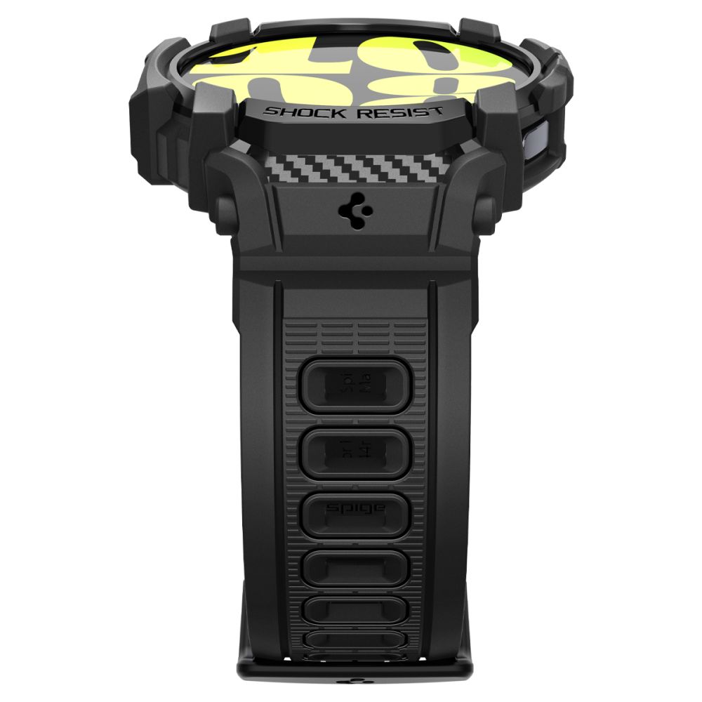Spigen Rugged Armor Pro strap case for Samsung Galaxy Watch 7 (40 mm) - black