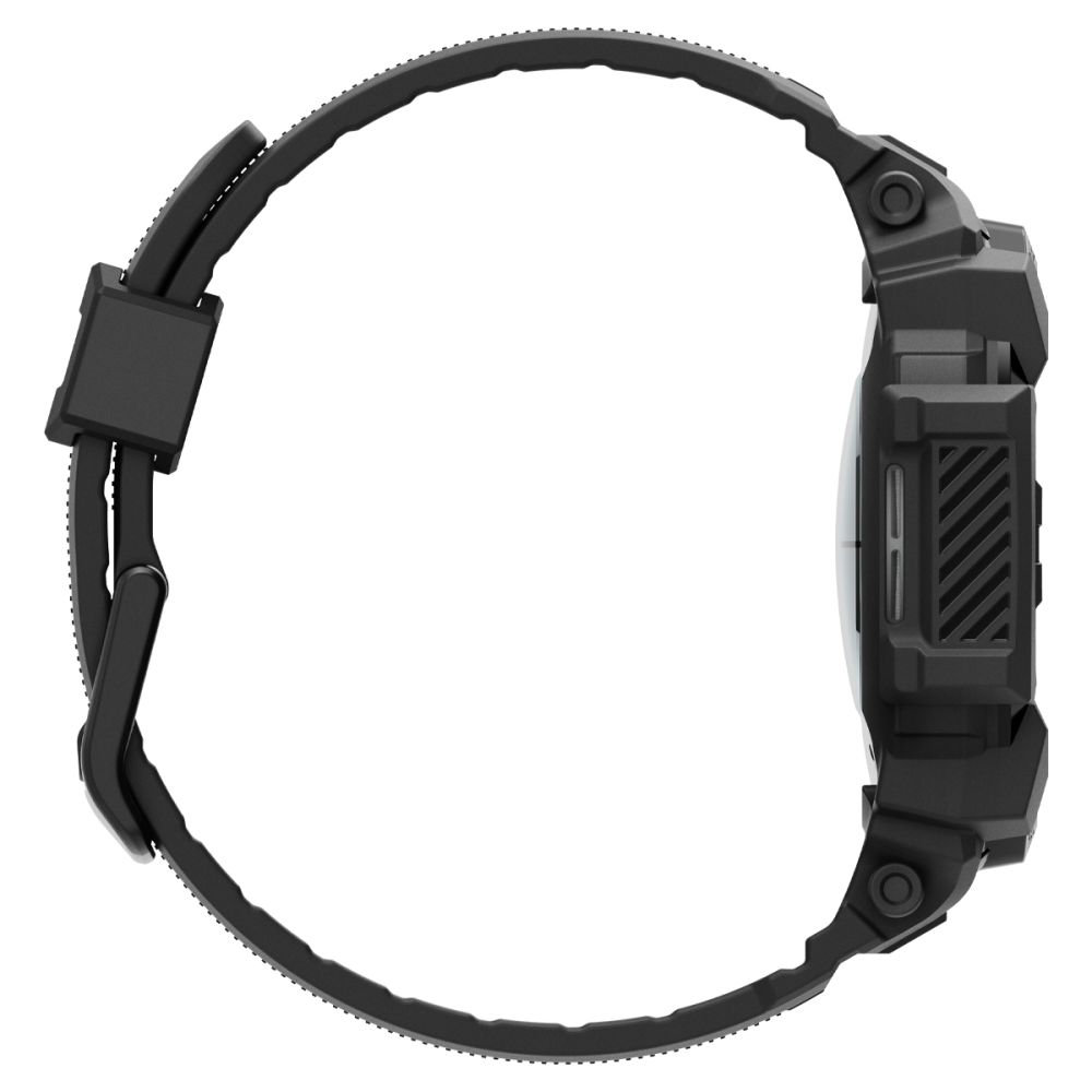 Spigen Rugged Armor Pro strap case for Samsung Galaxy Watch 7 (44 mm) - black