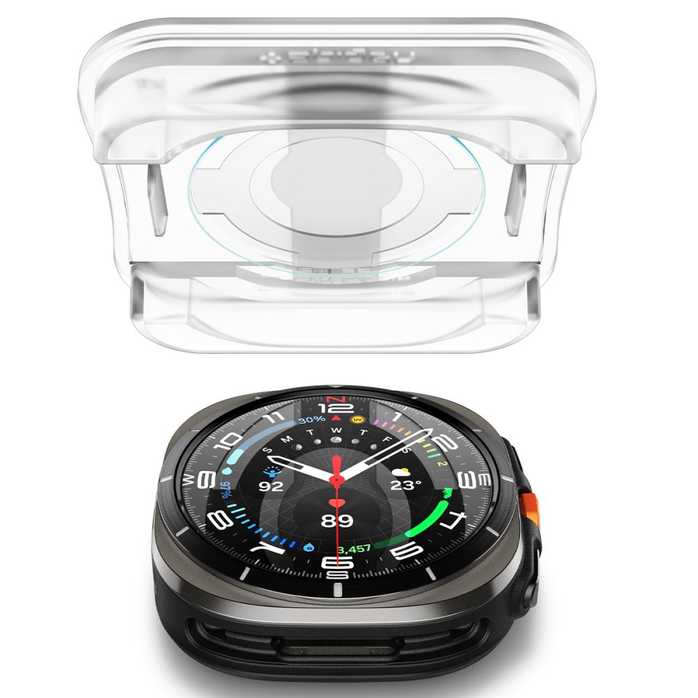Spigen Glas.TR EZ Fit Tempered Glass for Samsung Galaxy Watch Ultra (47mm) (2-pack)