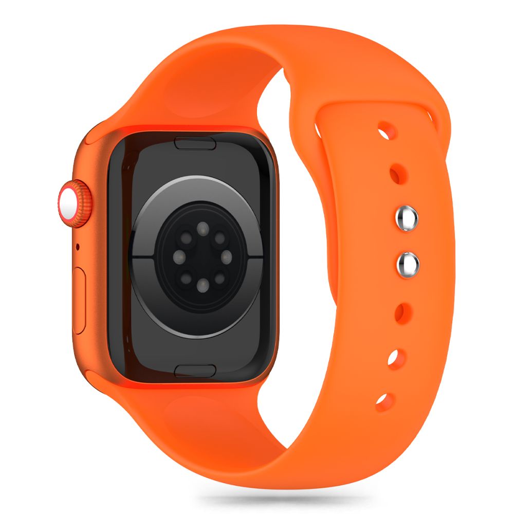 Tech-Protect Silicone Strap for Apple Watch 4 / 5 6 7 8 9 SE ULTRA 1 2 (42 44 45 49 mm) - orange