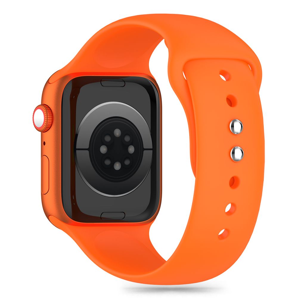 Tech-Protect Silicone Strap for Apple Watch 4 / 5 6 7 8 9 SE (38 40 41 mm) - orange