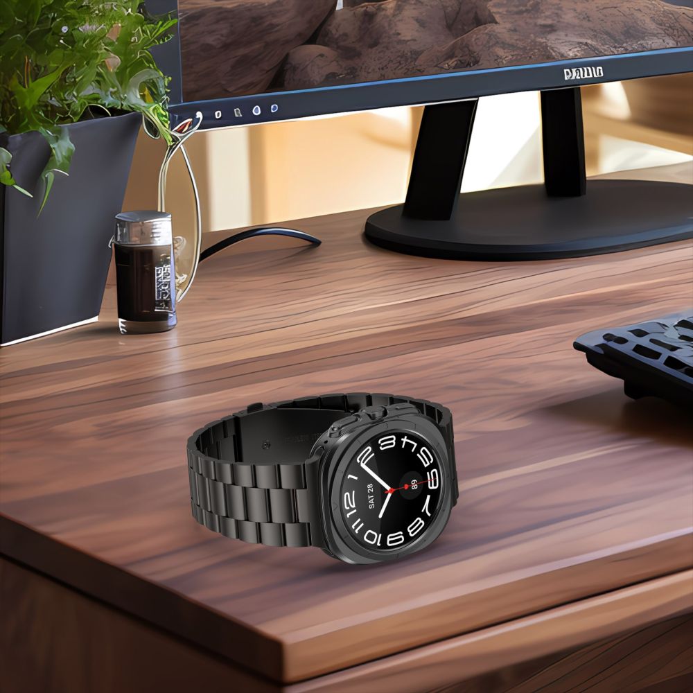 Tech-Protect Stainless strap for Samsung Galaxy Watch Ultra (47 mm) - titanium