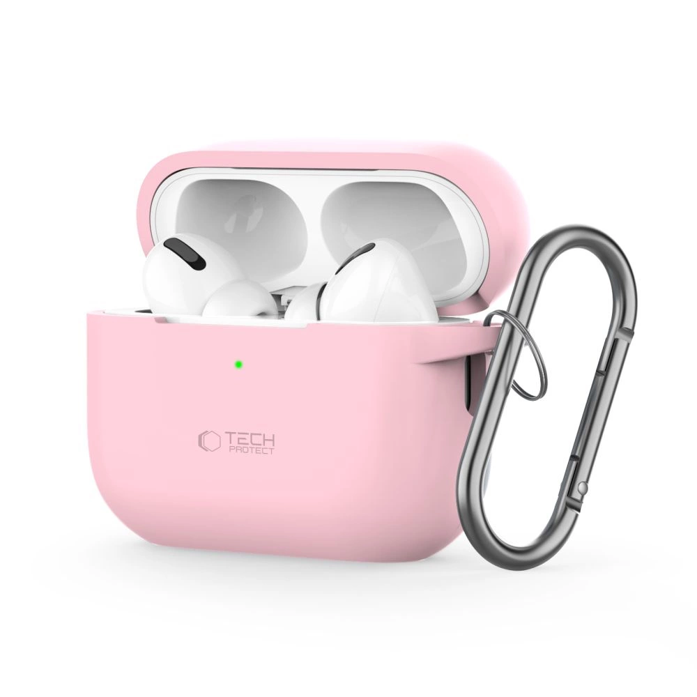 Tech-Protect Apple AirPods Pro 1 / 2 Case Silicone Hook, Pink