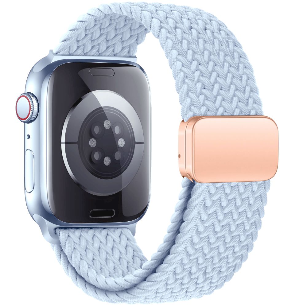 Tech-Protect Nylonmag Strap for Apple Watch 4 / 5 6 7 8 9 SE Ultra 1 2 (42 44 45 49 MM) - blue