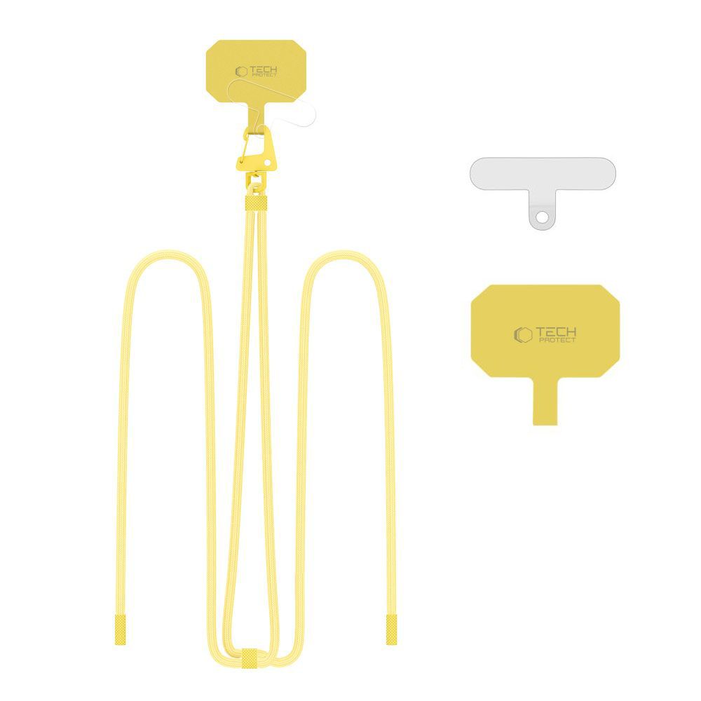 Tech-Protect C5S Rope Crossbody Strap - yellow