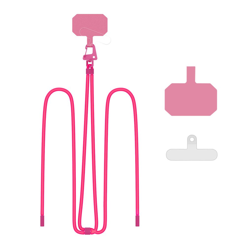 Tech-Protect C5S Rope Crossbody Strap - fuchsia