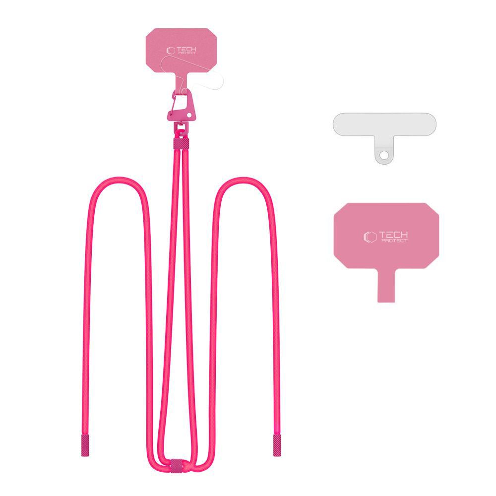 Tech-Protect C5S Rope Crossbody Strap - fuchsia