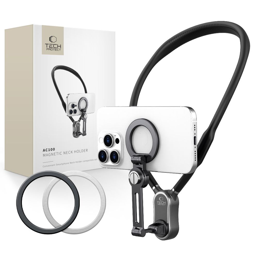 Tech-Protect AC100 neck mount with MagSafe - black