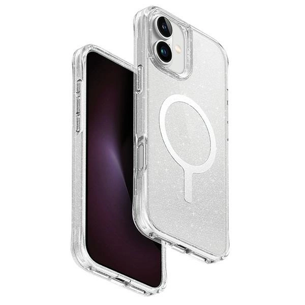 UNIQ LifePro Xtreme Magclick uzlādes futrālis iPhone 16 Plus - Caurspīdīgs | Charging Case Clear