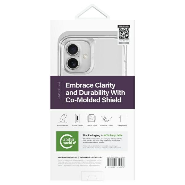 UNIQ LifePro Xtreme case for iPhone 16 Plus - transparent