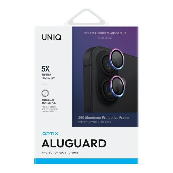 Алюминиевое защитное стекло UNIQ Optix для объектива камеры с...