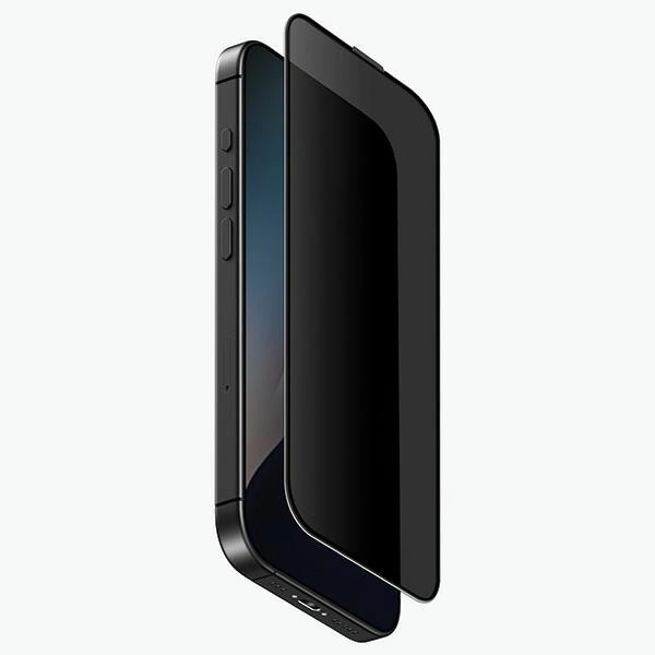 UNIQ Optix Privacy aizsargstikls ar privātuma aplikatoru priekš iPhone 16 Pro | tempered glass with applicator for