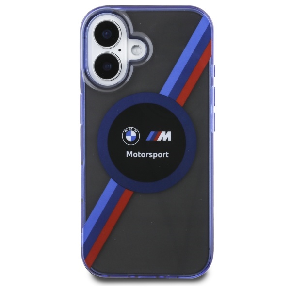 Чехол BMW Motosport IML Circle MagSafe для iPhone 16 - черный