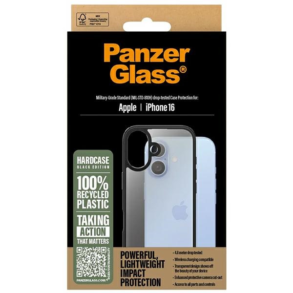 PanzerGlass HardCase iPhone 16 6.1" черный/черный 1295