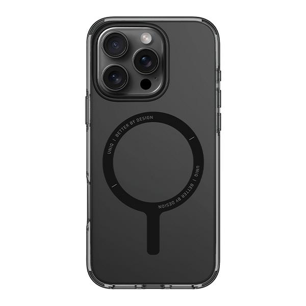 Uniq iPhone 16 Pro Max Case Clario Magclick Charging, Smoke
