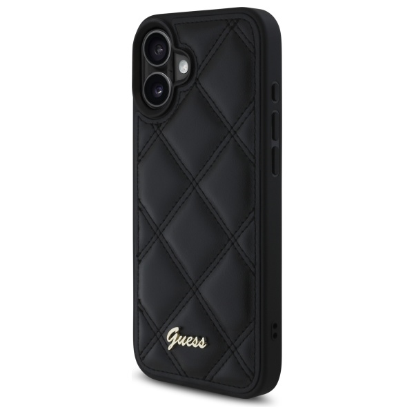 Guess iPhone 16 Case New 4G Triangle, Black