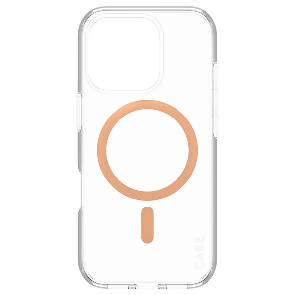 PanzerGlass iPhone 16 Pro Case CARE Flagship MagSafe, Peachy