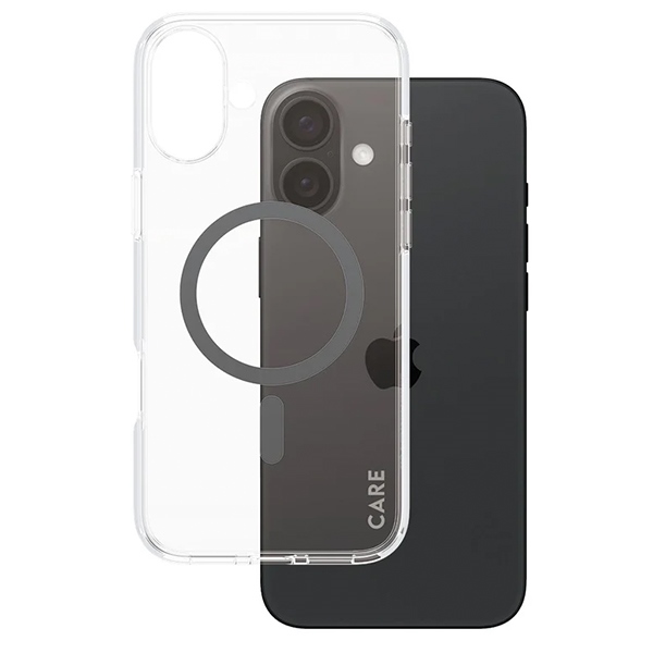 PanzerGlass iPhone 16 Plus Case CARE Flagship Case, Black (MagSafe)