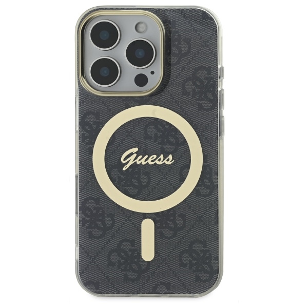 Guess iPhone 16 Pro Max Case IML 4G MagSafe, Black
