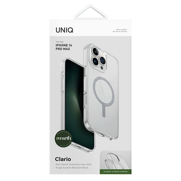 Uniq Clario iPhone 16 Pro Max 6.9" Magclick Charging case transparent/lucent clear
