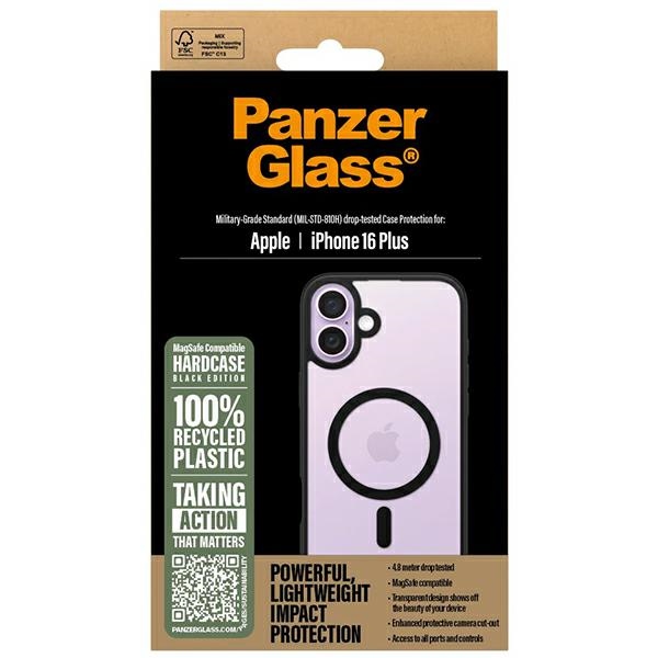 PanzerGlass HardCase iPhone 16 Plus 6.7" black/black MagSafe 1303