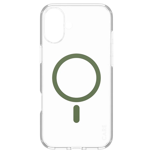 PanzerGlass iPhone 16 Plus Case CARE Flagship MagSafe, Green