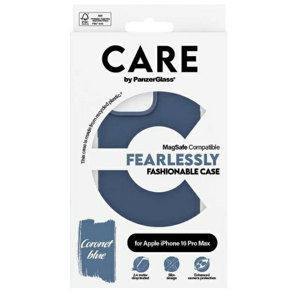 CARE by PanzerGlass iPhone 16 Pro Max Case Fashion Case, Blue
