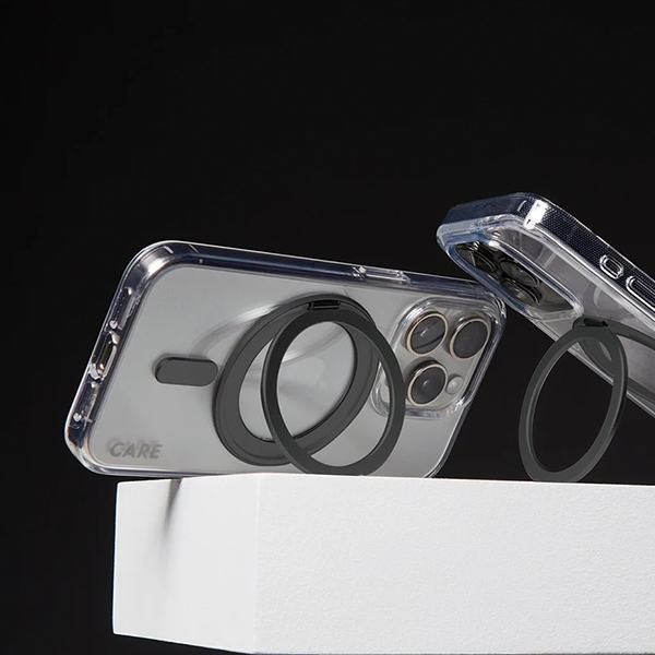 Чехол PanzerGlass для iPhone 16 CARE Feature Kickstand MagSafe, черный