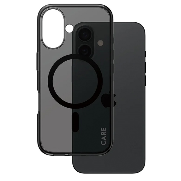 PanzerGlass iPhone 16 Case CARE Flagship MagSafe, Smoke