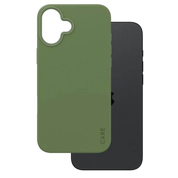 CARE by PanzerGlass iPhone 16 Plus Case Fashion Case, Green (MagSafe)