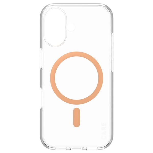 PanzerGlass iPhone 16 Case CARE Flagship Case MagSafe, Peach