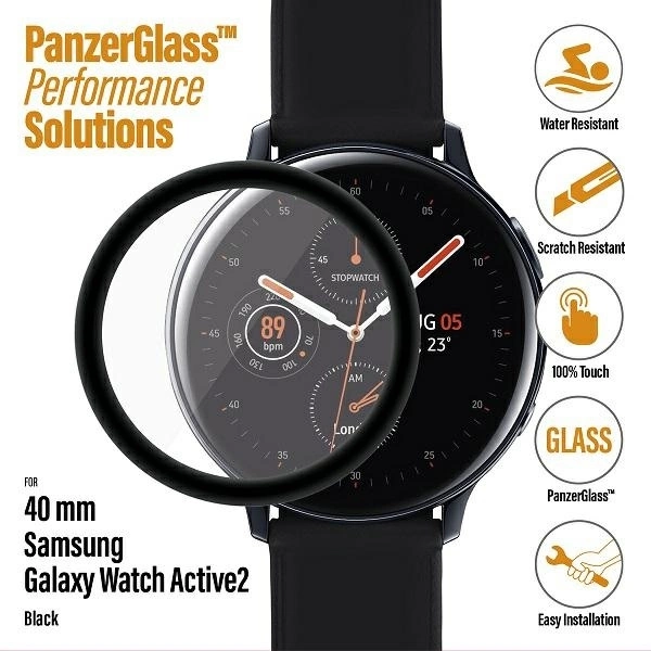 PanzerGlass rūdīts stikls priekš Samsung Galaxy Watch Active 2 (40 mm) | tempered glass for (40mm)