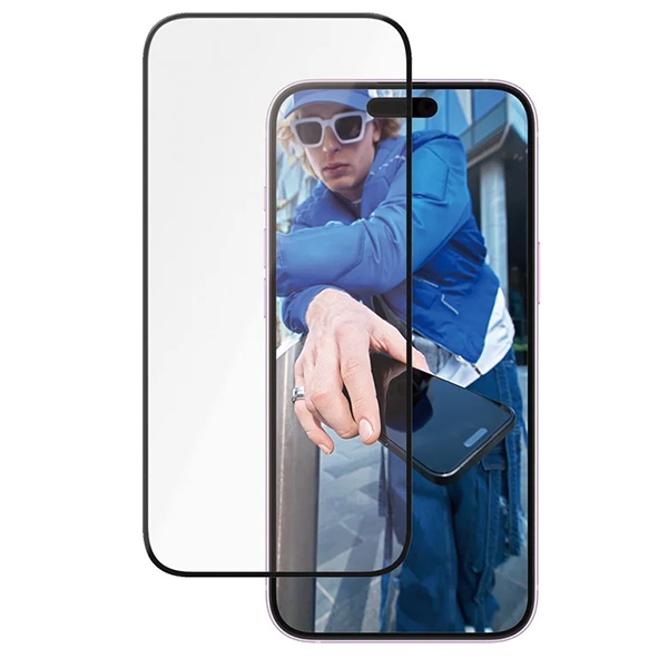 PanzerGlass iPhone 16 Plus Screen Protector Ceramic Ultra-Wide Fit