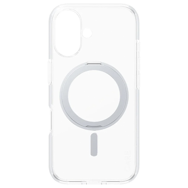 PanzerGlass iPhone 16 Case CARE Feature Kickstand MagSafe, Silver