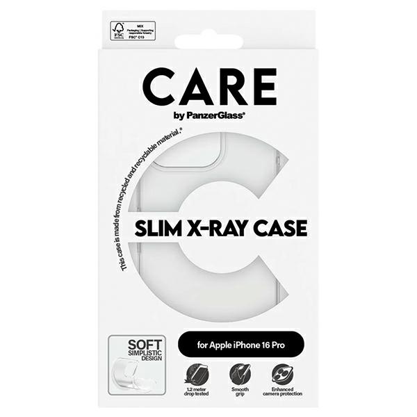 PanzerGlass iPhone 16 Pro Case CARE X-Ray Soft Basic, Clear