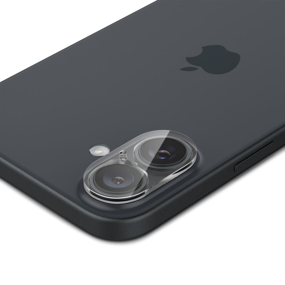Spigen Optik Glas.tR закаленное стекло для камеры iPhone 16 / Plus - прозрачное (2...