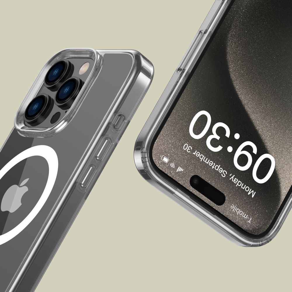 Tech-Protect iPhone 16 Pro Case FlexAir Hybrid MagSafe, Clear